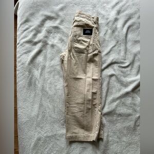 Beautiful mustard yellow stripped ankle pants
